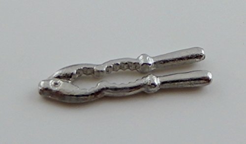 Dollhouse Miniature Silver Nutcracker