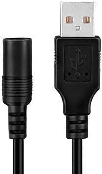 adaptare 40547 Charging Cable USB Type A Male to DC Barrel Jack Socket (5.5 x 2.5 mm, 60 cm) - Image 3