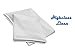 White Solid 100% Egyptian Cotton 800 Thread Count Hotel Brand 1-Piece Fitted Sheet with 14'' Deep Pocket King Size