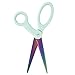 Yoobi Scissors | Adult Size | Green Mint Holographic Design | Great for School, Home or Office Use | Right or Left Handed