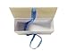 Christmas Gift Box - 8.75 x 4.25 x x3 inch Magnetic Christms Gift Box with Ribbon and From... To... Sticker
