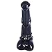 Big Animal Horse Dildo G Spot Stimuating Solid Ribbed Big Cock Size Female Masturbate Sex Toys Fetish Product Couple Flirting (Black)