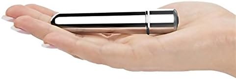 Portable Mini Vibration Bullet Silver Powerful Vibrating Mini Wand with Multi-Speed