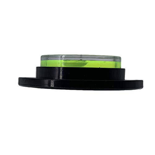 Universal Level Instrument Horizontal Bead Horizontal Instrument Horizontal Bubble Level Belt Positioning Hole Through 50MM Magnetic Function (green)