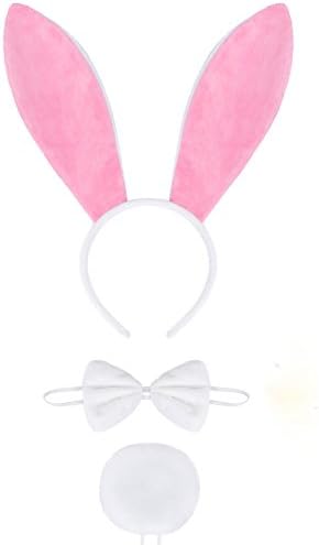 Uniside Bunny Ears Headband for Party Decoration Accessories Party Favors,Cosplay, Birthdays, Halloween, Baby Showers, Everyday Wear,Fits Adults and Children