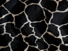 Velboa Kunstfell GIRAFFE Stoff Fellimitat Fellstoff Tierfell Meterware