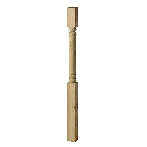 41/2 ft. x 4 in. x 4 in. PressureTreated Wood Finial Ready Deck Post