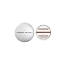 Vectorputt tm - USGA Approved Golf Ball Mark - Double Sided Golf Ball Marker with hat Clip (30mm)
