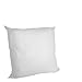 Set of 2 - 16 X 16 Premium Stuffer Pillow Insert Sham Square Form Polyester, Standard / White - Made in USA