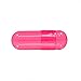 Capsuline Colored Gelatin Empty Capsules Size 3 Pink/Pink 1000 Count
