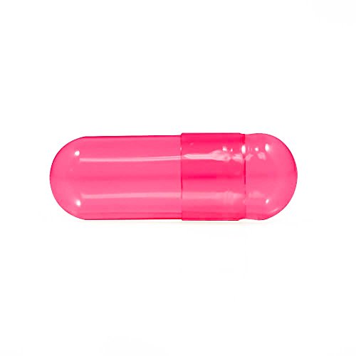 Capsuline Colored Gelatin Empty Capsules Size 1 Pink/Pink 1000 Count Capsuline Colored Gelatin Empty Capsules Size 1 Pink/Pink 1000 Count