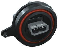 SAMTEC SCRU-01 Connector, USB A, RCPT, 4WAY, Panel, IP68