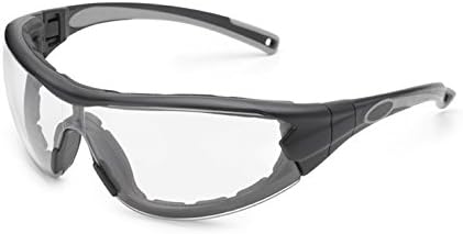 Gateway Safety 21GBX9 Swap Wraparound Hybrid Eye Safety Glasses/Goggles, FX3 Premium Anti-Fog Lens, Black Frame with Foam Edge, Regular, Clear
