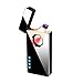 Dibikou USB Plasma Lighter Electronic Flamless Lighter Touch Lighter USB Rechargeable Double arc Lighter for Men Women