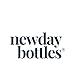 Newday Bottles, 8 oz Empty Plastic Bottles BPA-Free with Disc Top Cap Lids Refillable Containers with Black Cap (Amber Brown with Black Cap)