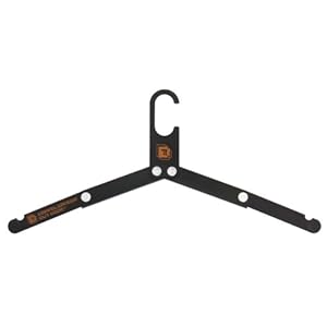 DOPPELGANGER(ドッペルギャンガー) アウトドア 折りたたみ式携帯用 ウルトラコンパクトアルミハンガー FH1-160