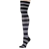 Isadora Paccini Women's Striped over the Knee Socks