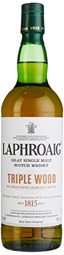 Laphroaig Triple Wood Islay Single Malt Scotch Whisky, mit Geschenkverpackung, einzigartig torfig-rauchig mit leichter Sherrysüße, 48% Vol, 1 x 0,7l – Bild 3