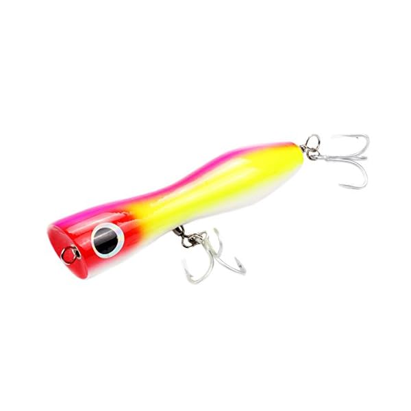 Mizugiwa-820cm-105g-Wood-Lure-Top-Water-Big-Game-Surface-Bull-Tuna-Lure-GT-Offshore-Popper