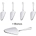 The MasDus Best Cake Server Set Pie Server Cake Cutter Cake cutter and Server Stainless Steel Cake Slicer Pizza Server Cake Lifter Set 4