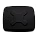 E-cowlboy Fuel Filler Gas Cap Cover Aluminum Black Exterior Accessories Gas Tank Cover for Jeep Renegade 2015-2018