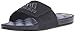 adidas Men's Adissage 2.0 Slides Sandal, Black/Night Metallic/Black, 10