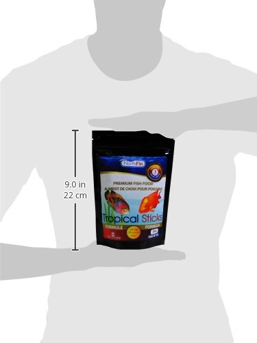 Northfin Food 250 Gram Package Tropical Stick Natural Colour Enhancer