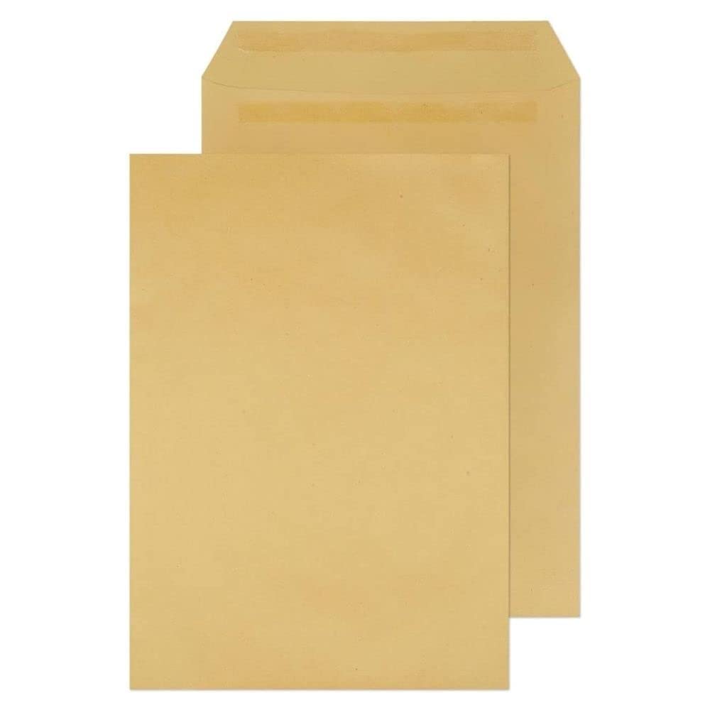 Value Product Envelope C4 115gsm Manilla Self Seal (Pack of 250) WX3461, Brown