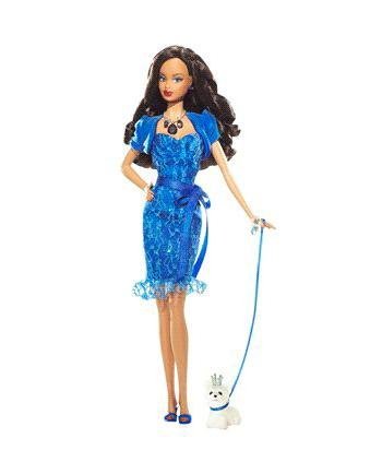 Birthstone Beauties Barbie African-American Miss Sapphire September L7581