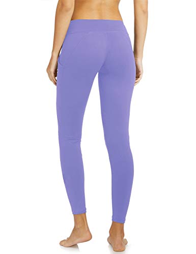 image for BALEAF Women's Mid-Waist Yoga Leggings Side Pockets 28