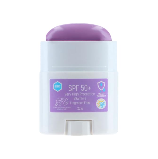 Bılge Ozturk Sun Cream SPF 50, Formulated to Brighten Skin, Eliminate Acne & Blemishes, Moisturizing, Vegan, Long Lasting Sunscreen, Easy Use, Ideal for Surfer, All Skin Types, 5 floz Purple
