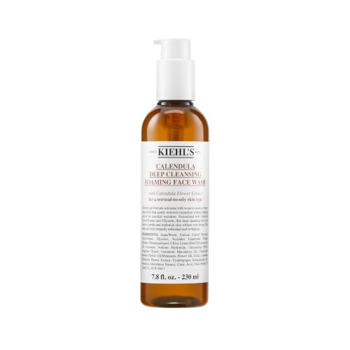 Kiehl's Calendula Deep Cleansing Foaming Face Wash Gel Limpiador, 230ml