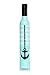 VINRELLA Seaside Blue Wine Bottle Umbrella, UV-Blocking, Waterproof, Portable, Lightweight, Fun Gift