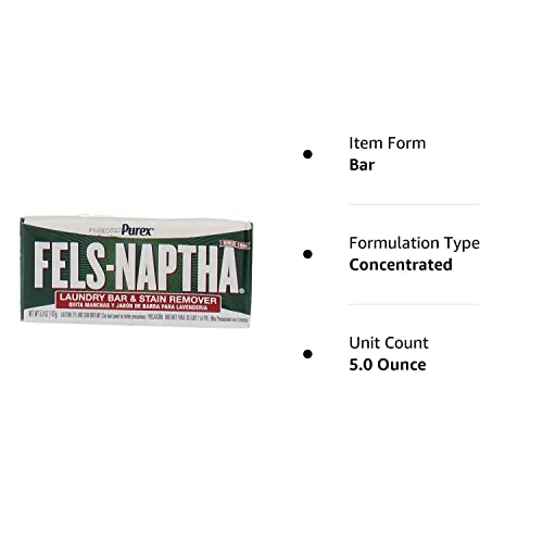 Fels Naptha Dial Laundry Soap Bar 5.0 oz Pricepulse