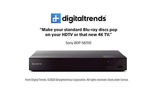 Sony p S6700 4k Upscaling 3d Streaming Home Theater Blu Ray Disc Player Black Pricepulse