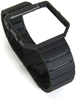 SWAWS Fitbit Blaze Band with Frame, Stainless Steel Bracelet Replacement Strap Watch Band for Fitbit Blaze Smart Fitness Watch