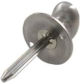 Yale P-M44T-CH Door Security Bolt with Thumbturn Chrome Pack of 1 view 2