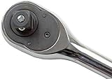 US PRO 1/2 Dr Quick Release Straight Ratchet 4158 72 Teeth Chrome Vanadium view 4