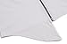 Coofandy Men's Shirts Casual Zipper Shirt Irregular Long Sleeve T Shirt,White,Medium