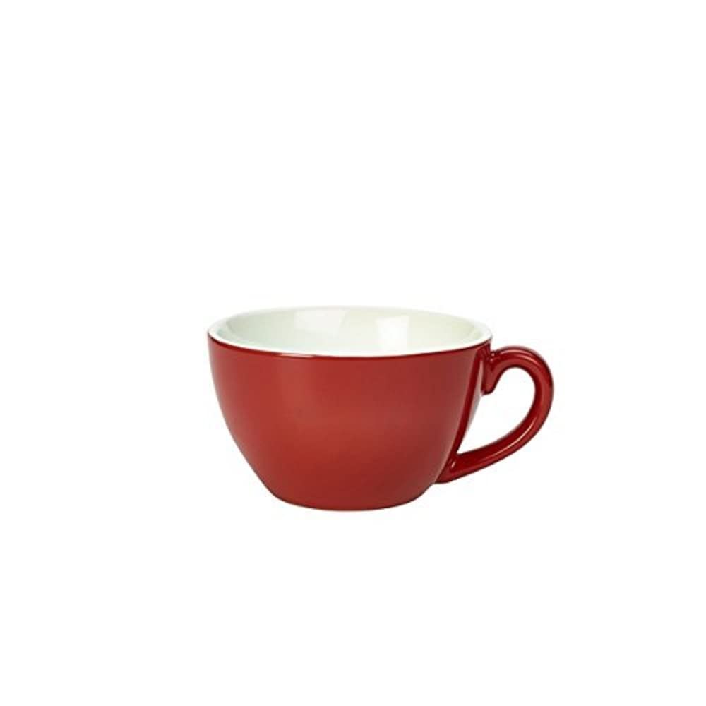 Genware NEV-322134R Royal Bowl Shaped Cup, 34 cl, Red (Pack of 6)