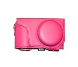 PU Case Camera Case Bag for Samsung Galaxy GC200 Camera Bag EK-GC 200 (hot pink)