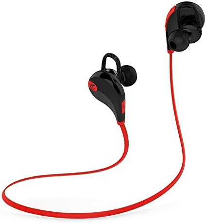 Wireless Earbuds, JUNWER Bluetooth Headphones in-Ear Sports Headsets Sweatproof Earphones Noise Cancelling Headsets with Mic for Running Jogging (Black Green)