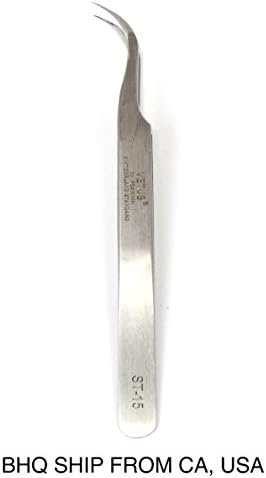 Original Vetus Tweezers Fine Straight Tip Eyelash Eyebrow Extension Tool Beauty Lash Application Accessory (ST-15)