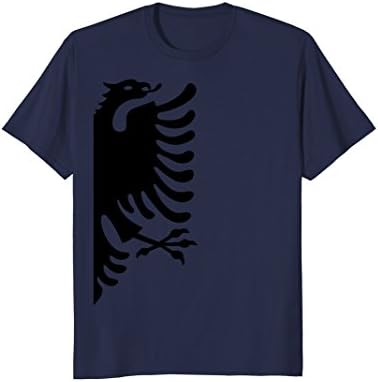 Mens Albania Couple Shirt Albanian Flag Shirt Partner Gift Large Navy