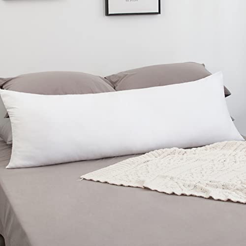 Full Body Pillow 20x54 Inch, Soft Long Pillow Insert for Side and Back