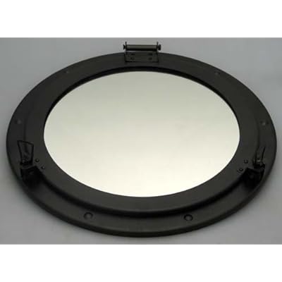 Nagina International 14" Nautical Ship Porthole Mirror with Iron Antique Finish 31E62fsxIqL