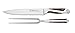 German Forged High Carbon Stainless Steel Carving Knife and Fork Set | Professional Meat Carving Set with Ergonomic Pakkawood Handle