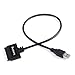 Lumsing - Sata Cable USB 3.0 to SSD / 2.5-Inch SATA cable Hard Drive Adapter [Optimized For SSD, Support UASP SATA III]