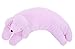 Angel Dear Curved Pillow, Pink Poodle