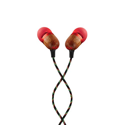 House of Marley EM-JE041-FI Smile Jamaica In-Ear Headphones, Fire